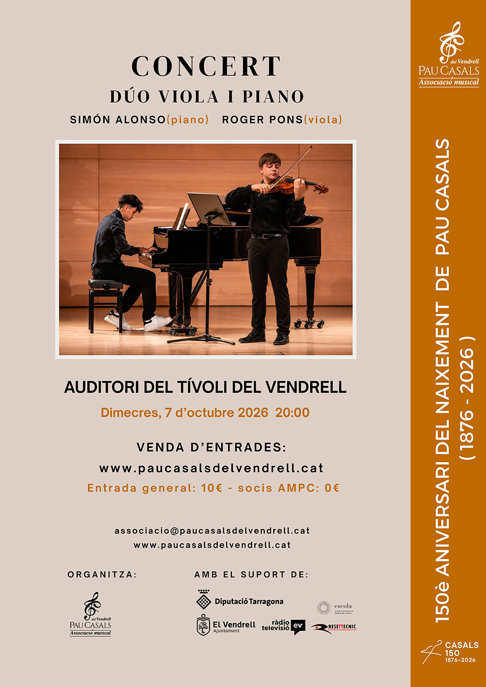 CONCERT DÚO VIOLA I PIANO...